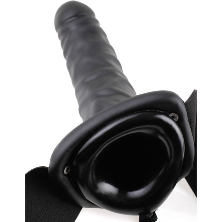 Picture of FF 8IN VIBRATING HOLLOW STRAP-ON