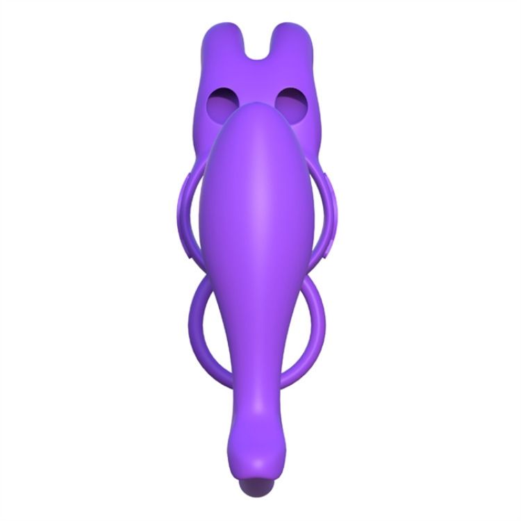 Picture of C-RINGZ ASS-GASM VIBRATING RABBIT PURPLE