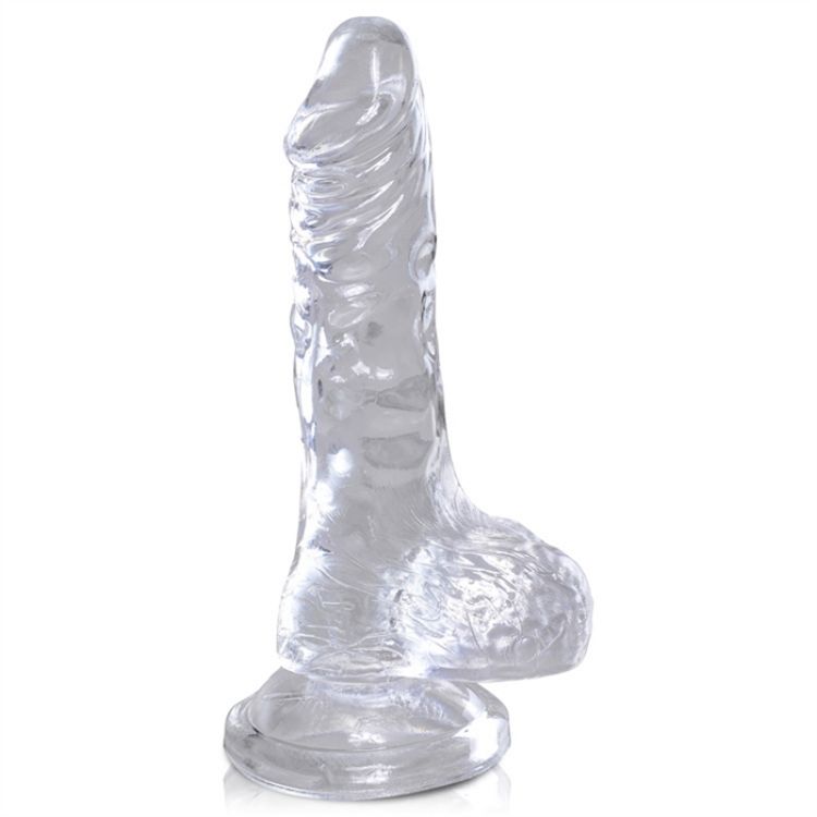 Picture of King Cock Clear 4" Cock with Balls