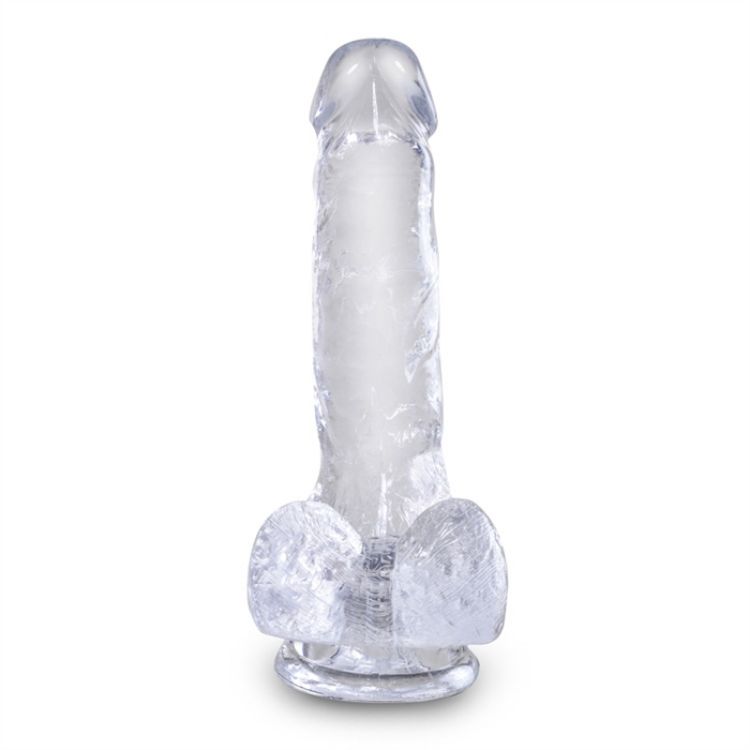 Picture of King Cock Clear 6" Cock with Balls