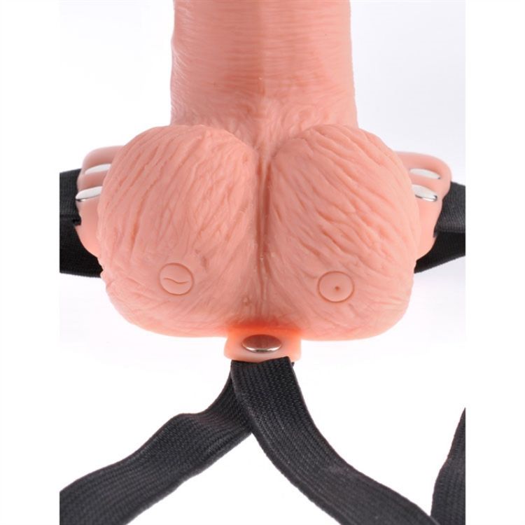 Picture of Fetish Fantasy 6" Hollow Rechargeable Strap-on wit
