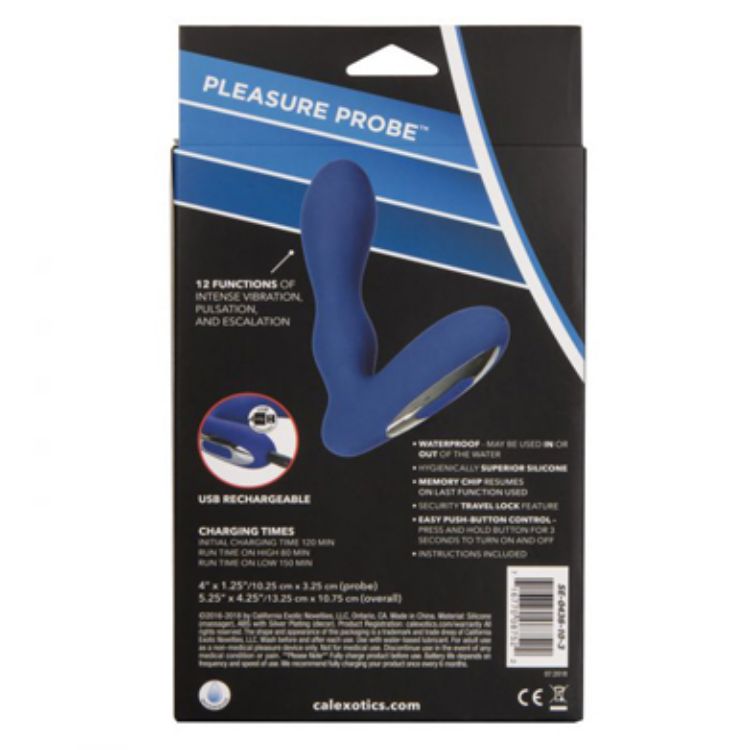 Picture of Silicone Wireless Pleasure Probe - Blue
