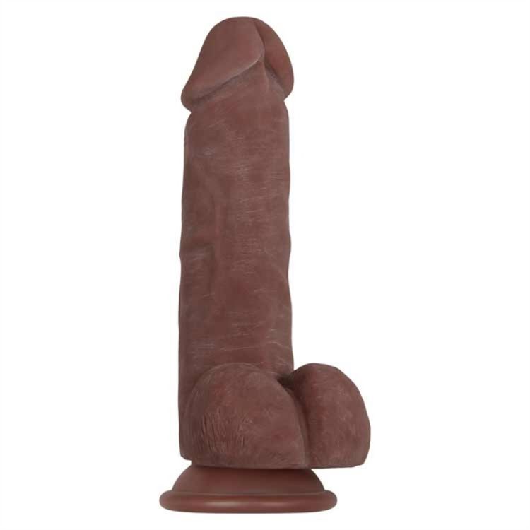 Picture of REAL SUPPLE POSEABLE GIRTHY DARK 8.5"