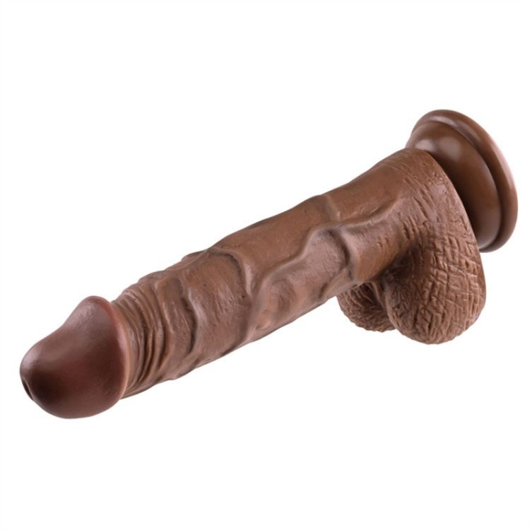 Picture of Realistic Dildo 8" Dark