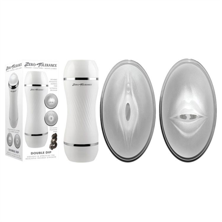 Picture of Double Dip - Stroker - White