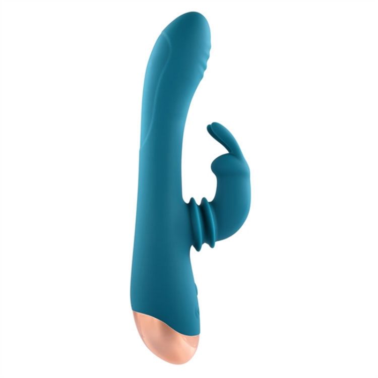 Picture of Shimmy & Shake Velvet Rabbit - Silicone Teal