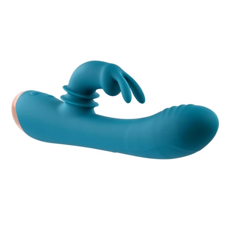 Picture of Shimmy & Shake Velvet Rabbit - Silicone Teal