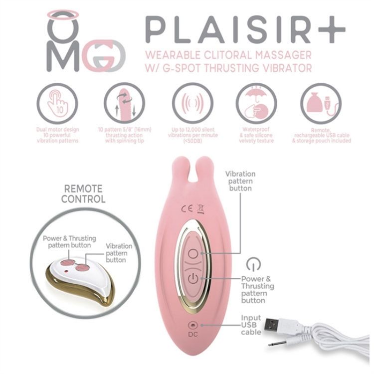Picture of OMG - Plaisir+ Clitoral Massager w/ Thrusting Vib.