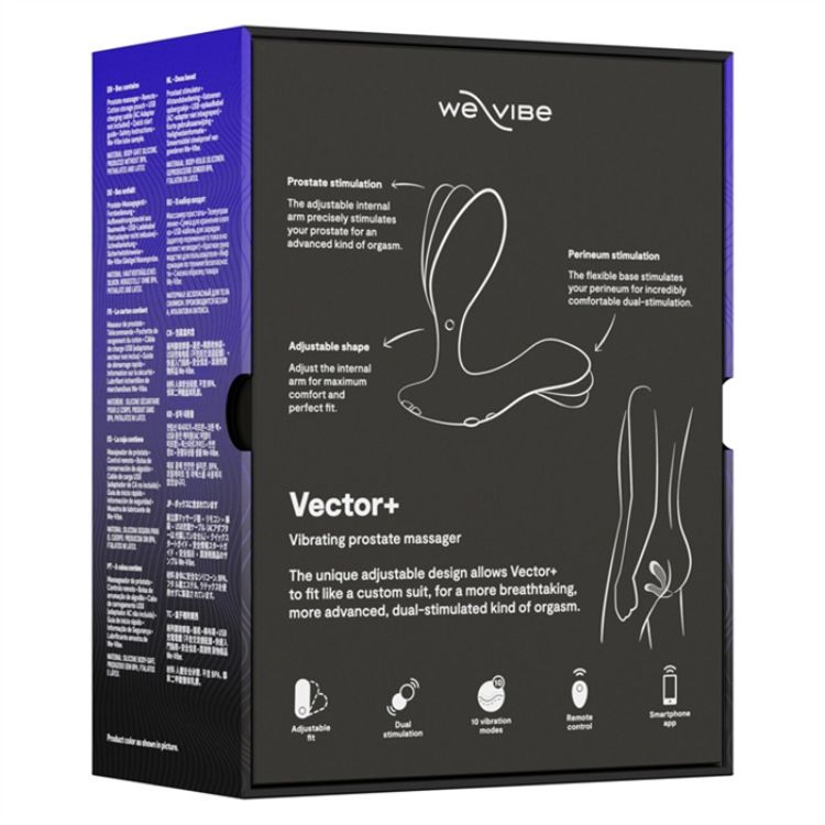 Picture of We-Vibe Vector+ Black Charcoal