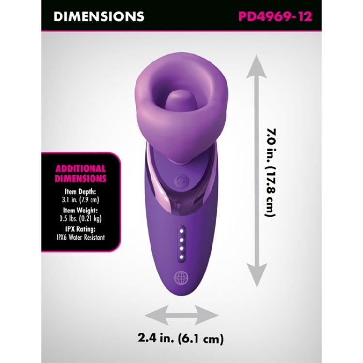 Picture of Fantasy for Her Pleasure Sucker - Purple